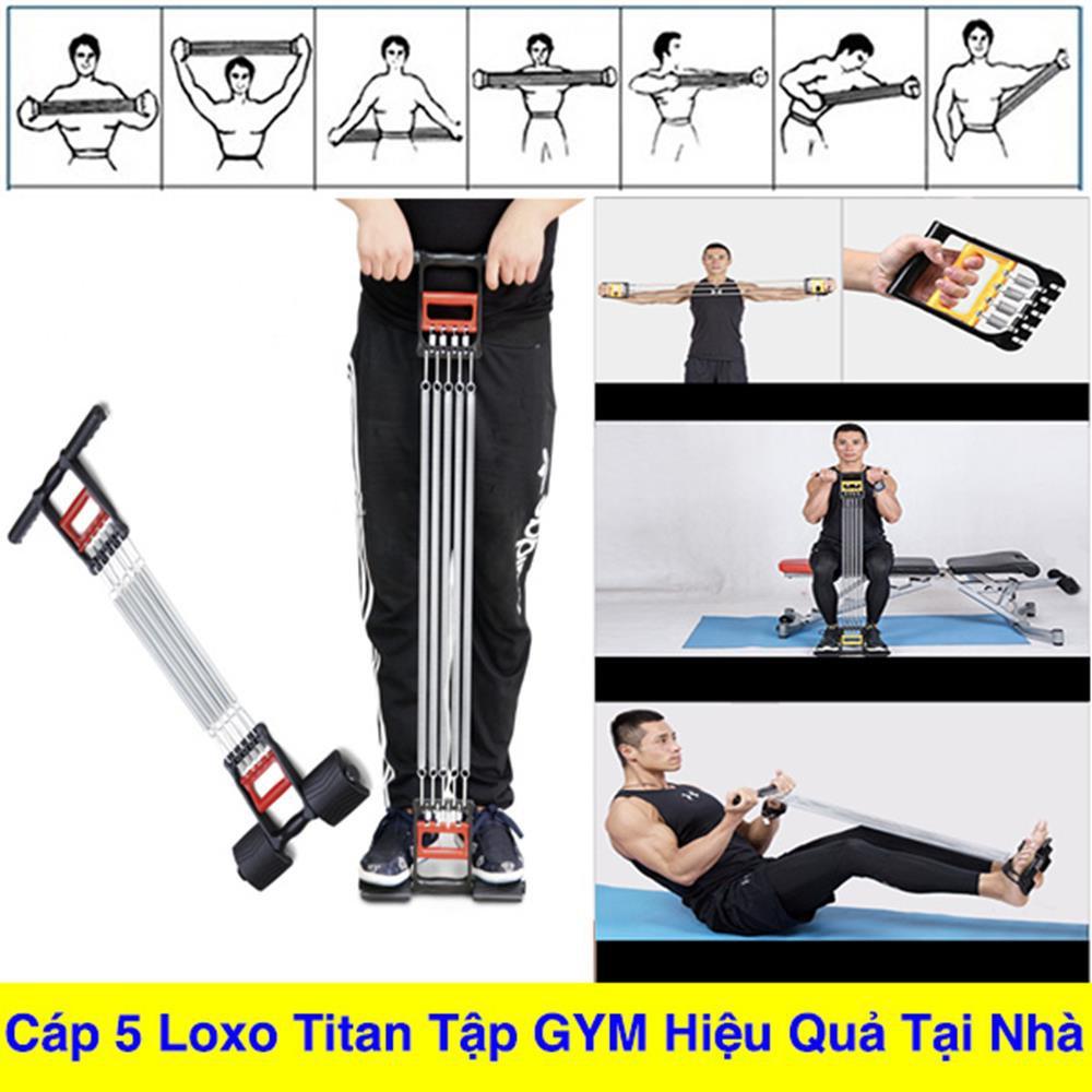 cáp 5 lò xo titan tập tại nhà hiệu quả 8