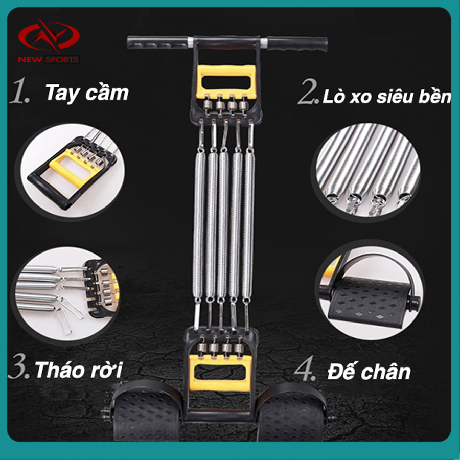 cáp 5 lò xo titan tập tại nhà hiệu quả 2