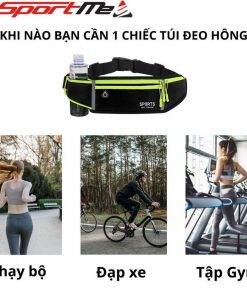 đai chạy bộ đeo hông đựng bình nước