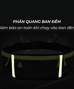 đai chạy bộ đeo hông phản quang ban đêm
