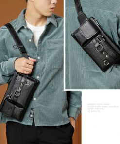 túi đeo chéo nam da cá sấu 2