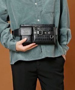 túi đeo chéo nam da cá sấu 3