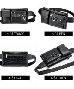 túi đeo chéo nam da cá sấu 7