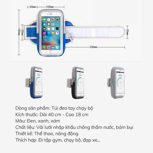 túi đeo tay chạy bộ 5