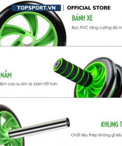 con lăn tập cơ bụng 2 bánh 5