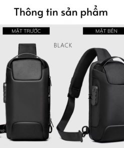 túi đeo chéo có khóa mật khẩu 3