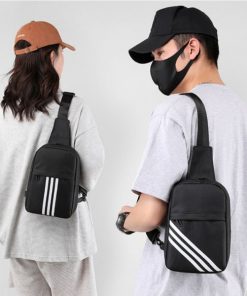 túi đeo chéo nam nữ họa tiết 3 sọc 2