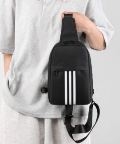 túi đeo chéo nam nữ họa tiết 3 sọc 6