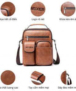 Túi đeo chéo weixier cao cấp phong cách trưởng thành 5